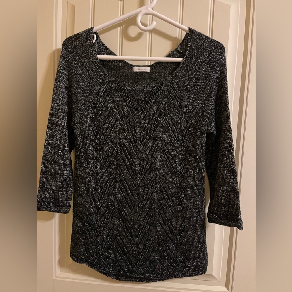 Reitmans Knit Gray Sweater